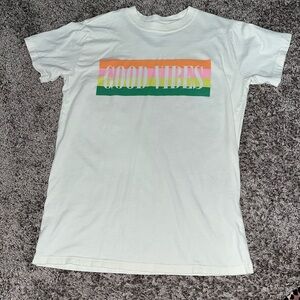 Mighty fine good vibes tee shirt  sz xs extra small